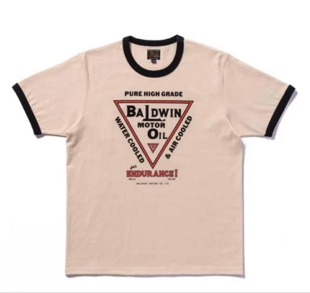 リアルマッコイズ 半袖Tシャツ モーターオイル柄　XL