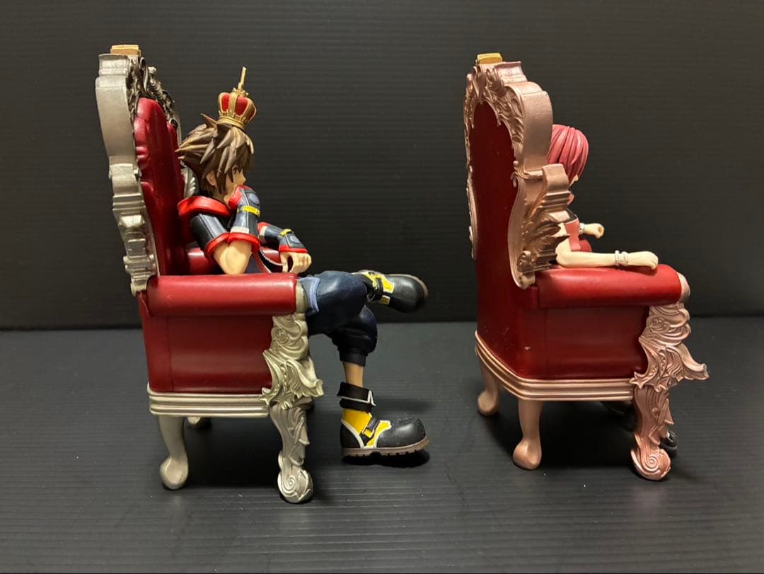 1番くじ キングダムハーツ　ソラ・カイリフィギュアセット