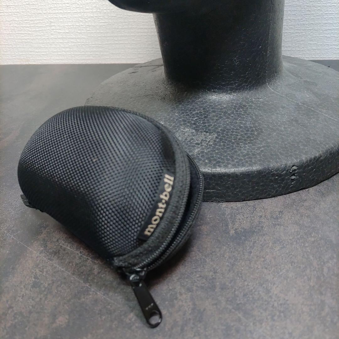 美品　モンベル トレッキンググラスサングラス ライトグレー シルバー