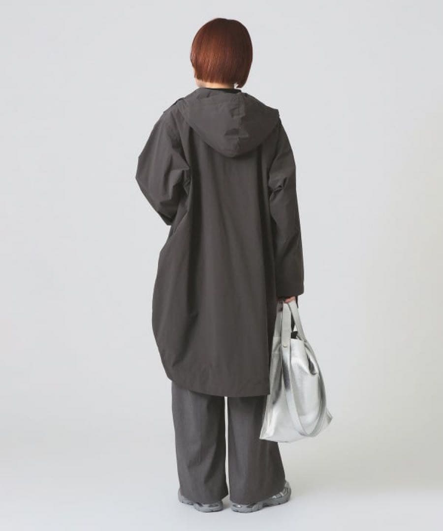 DANTON / INSULATON HOODED COAT 36 チャコール