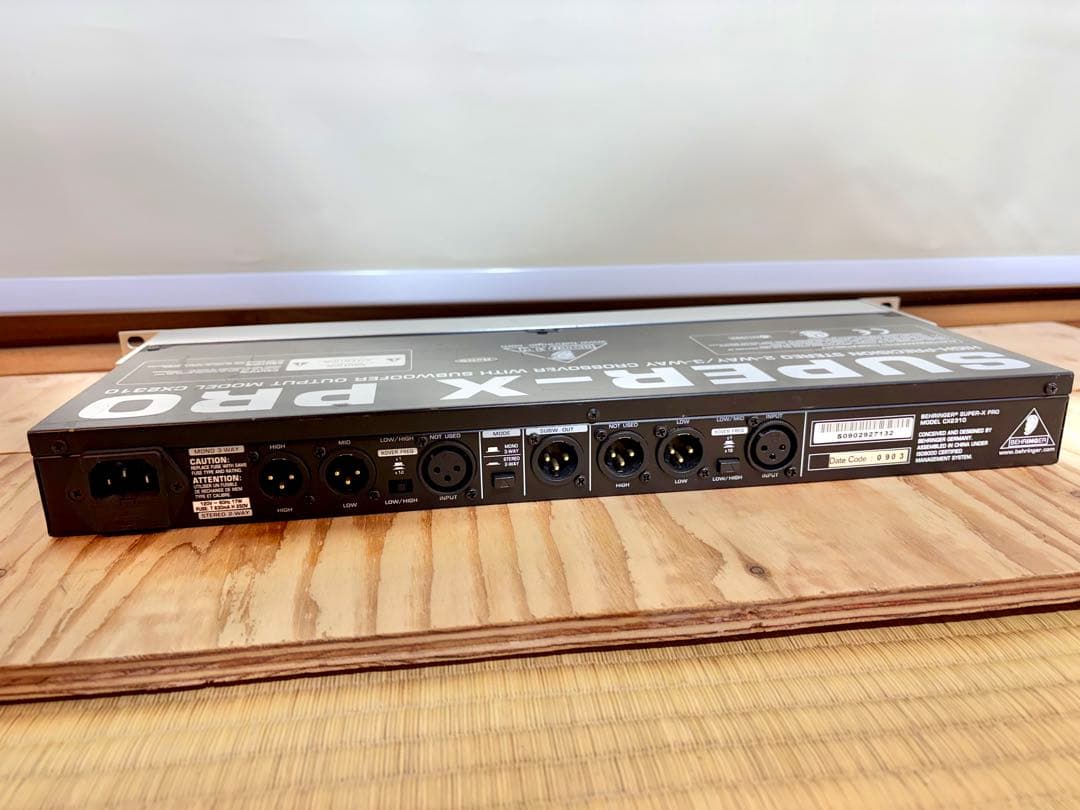BEHRINGER CX2310 2/3WAYクロスオーバー 動作品　箱付き