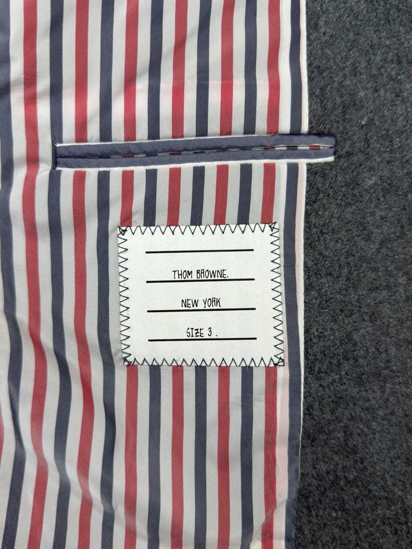 THOM BROWNE 4BAR MED GREY ジャケット　サイズ3
