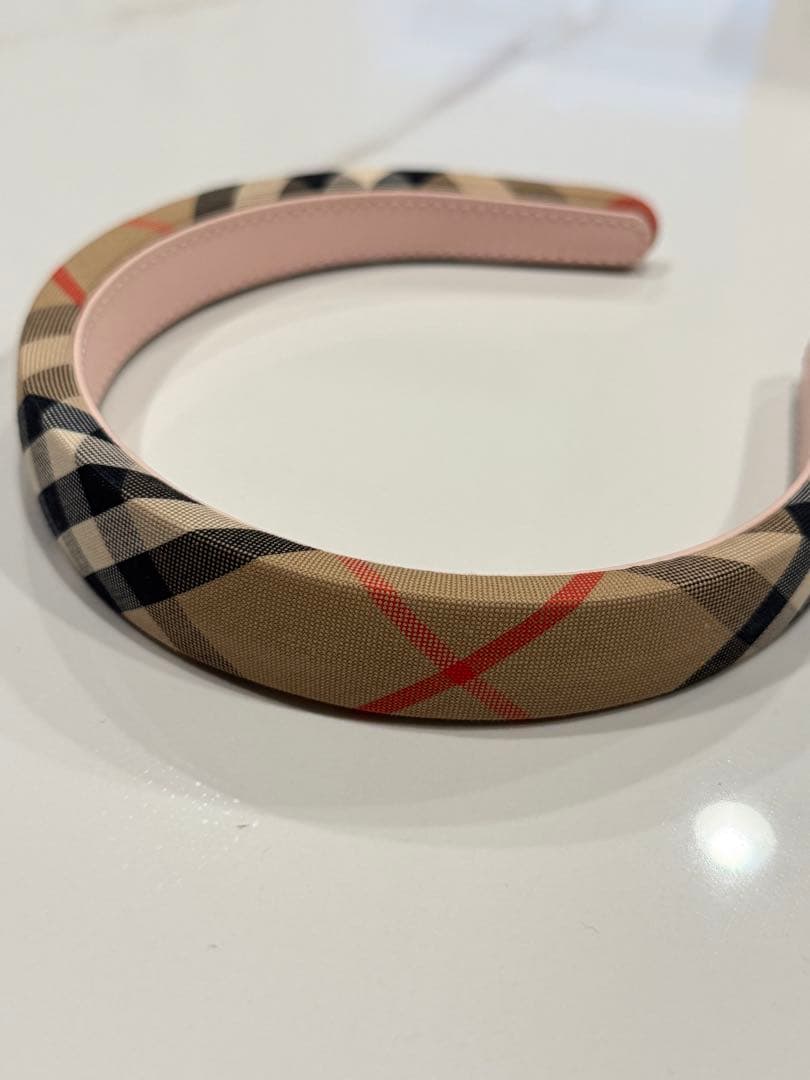 BURBERRY チェック柄 ヘアバンド　カチューシャ