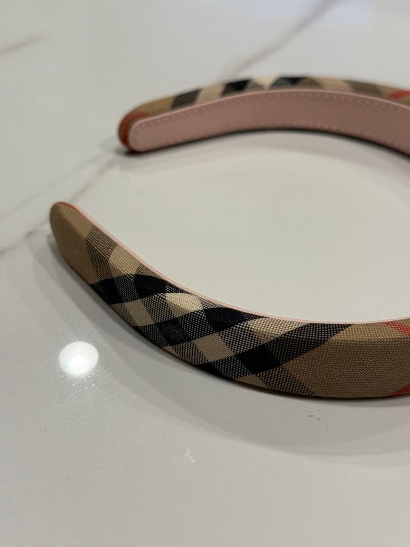 BURBERRY チェック柄 ヘアバンド　カチューシャ
