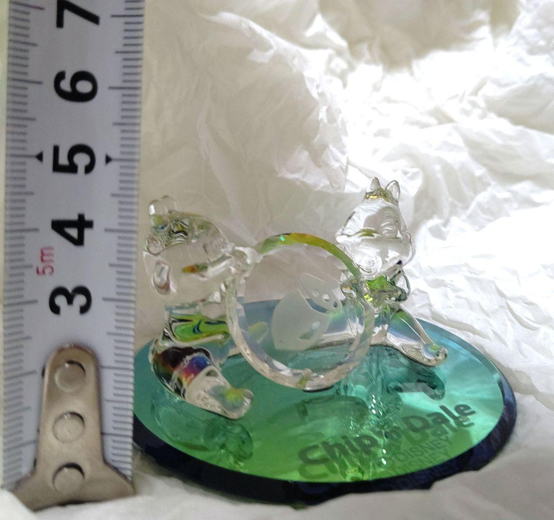 値下★昔のTDR ガラス製品 チップとデール (L) ディズニー