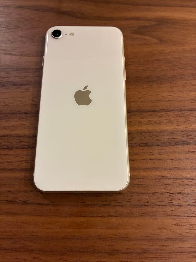 【美品】iPhone SE 第3世代 128GB スターライト SIMフリー