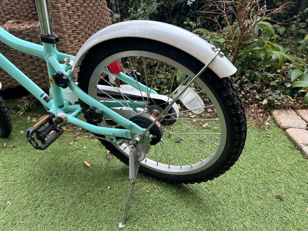 【引き取り限定】KhodaaBloom 幼児用自転車 18インチ ミントグリーン