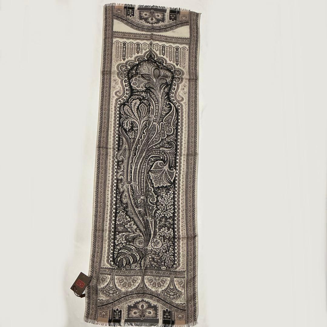 洗練されたデザイン　ETRO 正規品　ペイズリー スカーフ　ショール　☆2