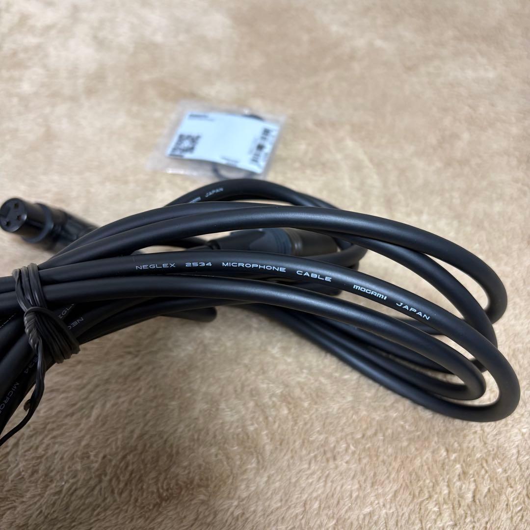 SHURE SM4 キット MOGAMI モガミ 2534 (5m, 黒) 付