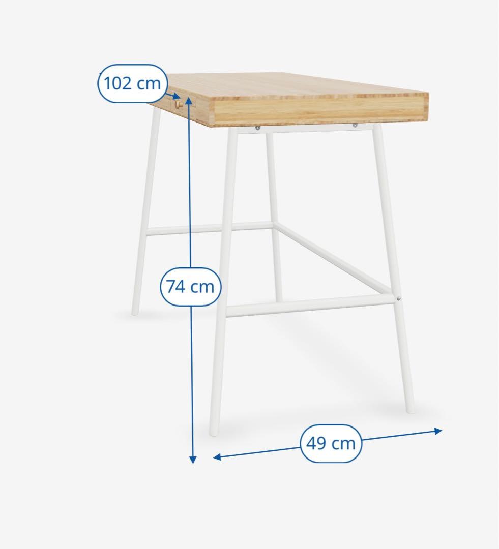 mashi_r IKEA リルオーセンデスク102×49㎝新品未使用未開封