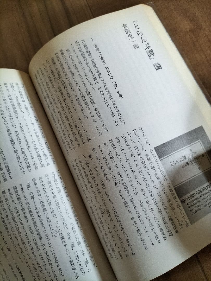 中井英夫スペシャル　１改訂版　反世界の手帳　別冊幻想文学　絶版書籍