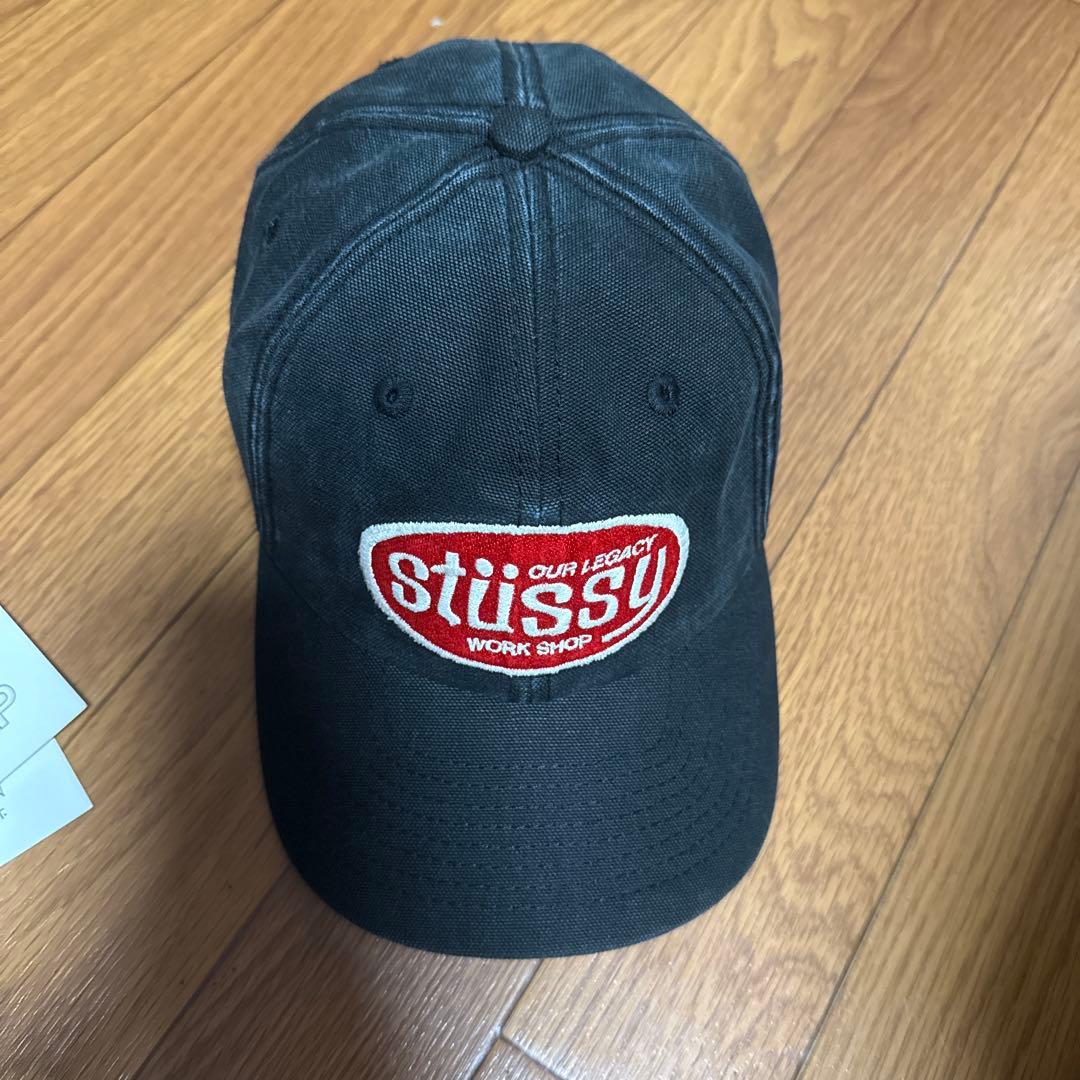 stüssy our legacy ベースボールキャップ ブラック