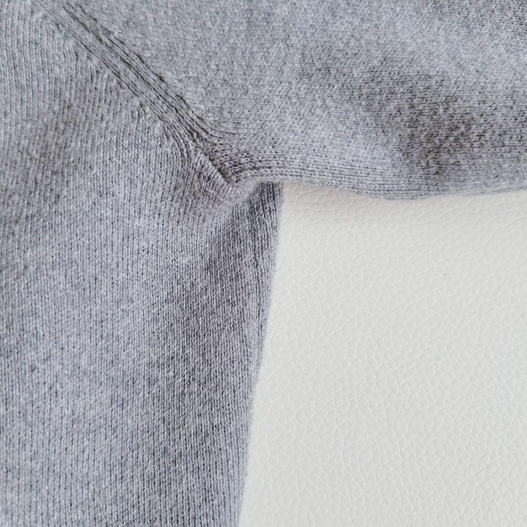 CABaN コットンカシミヤクルーネックカーディガン S グレー