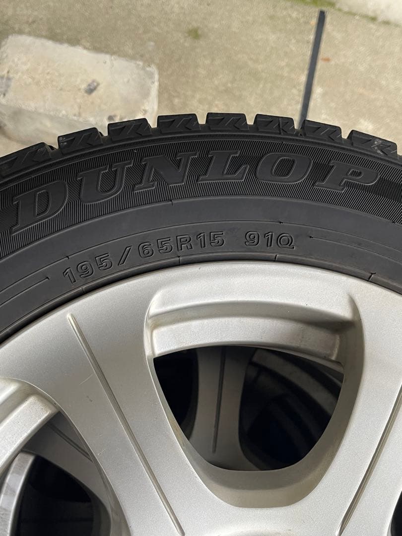 たけ スタッドレスタイヤホイール 15インチ PCD100 5穴