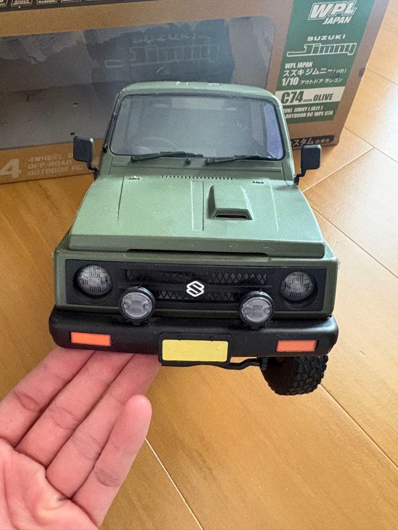 【美品】WPL C-74 1/10 4WD ジムニー オリーブ