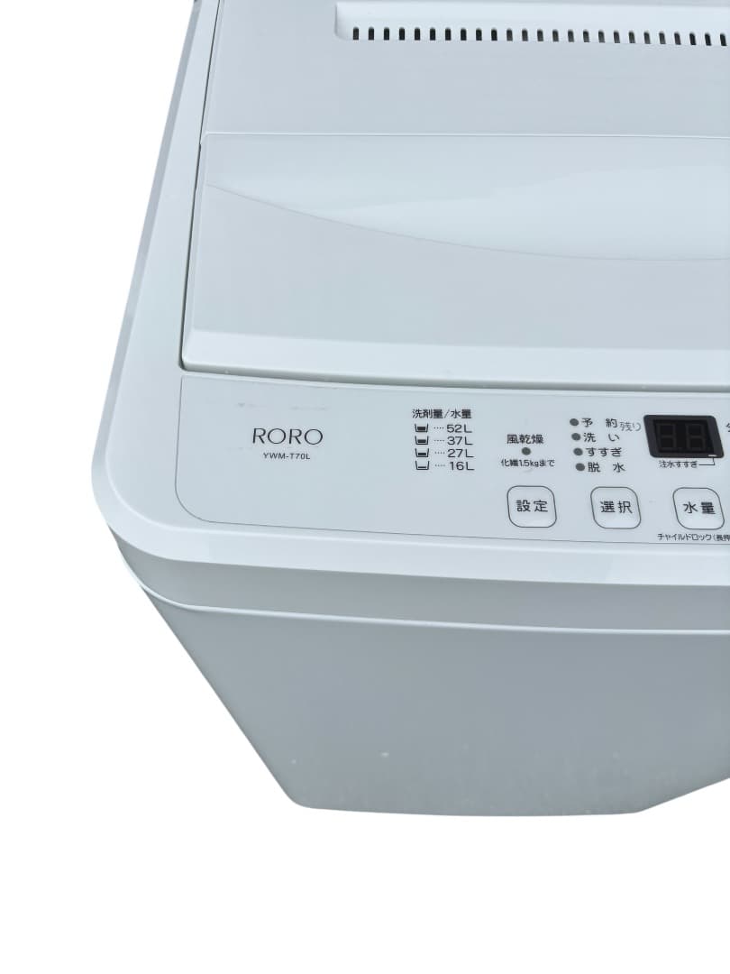 洗濯機 RORO YWM-T70L SES144羽 動作品