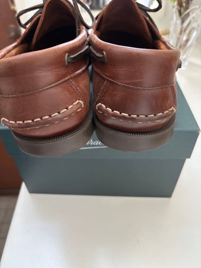 パラブーツ BARTH marron america 　7.5　短時間使用