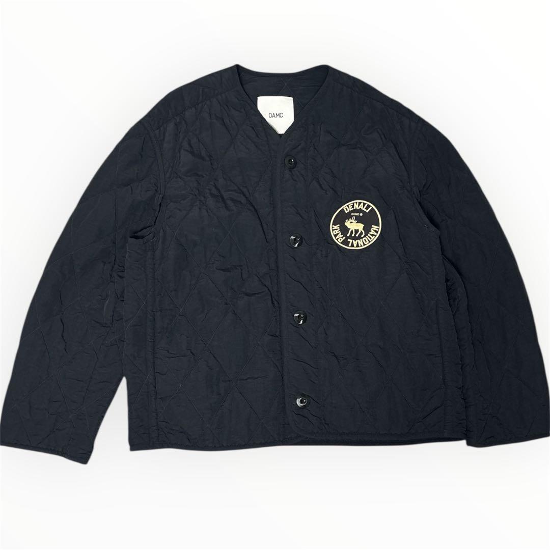 OAMC デナリ キルティング ノーカラージャケット L 23AW