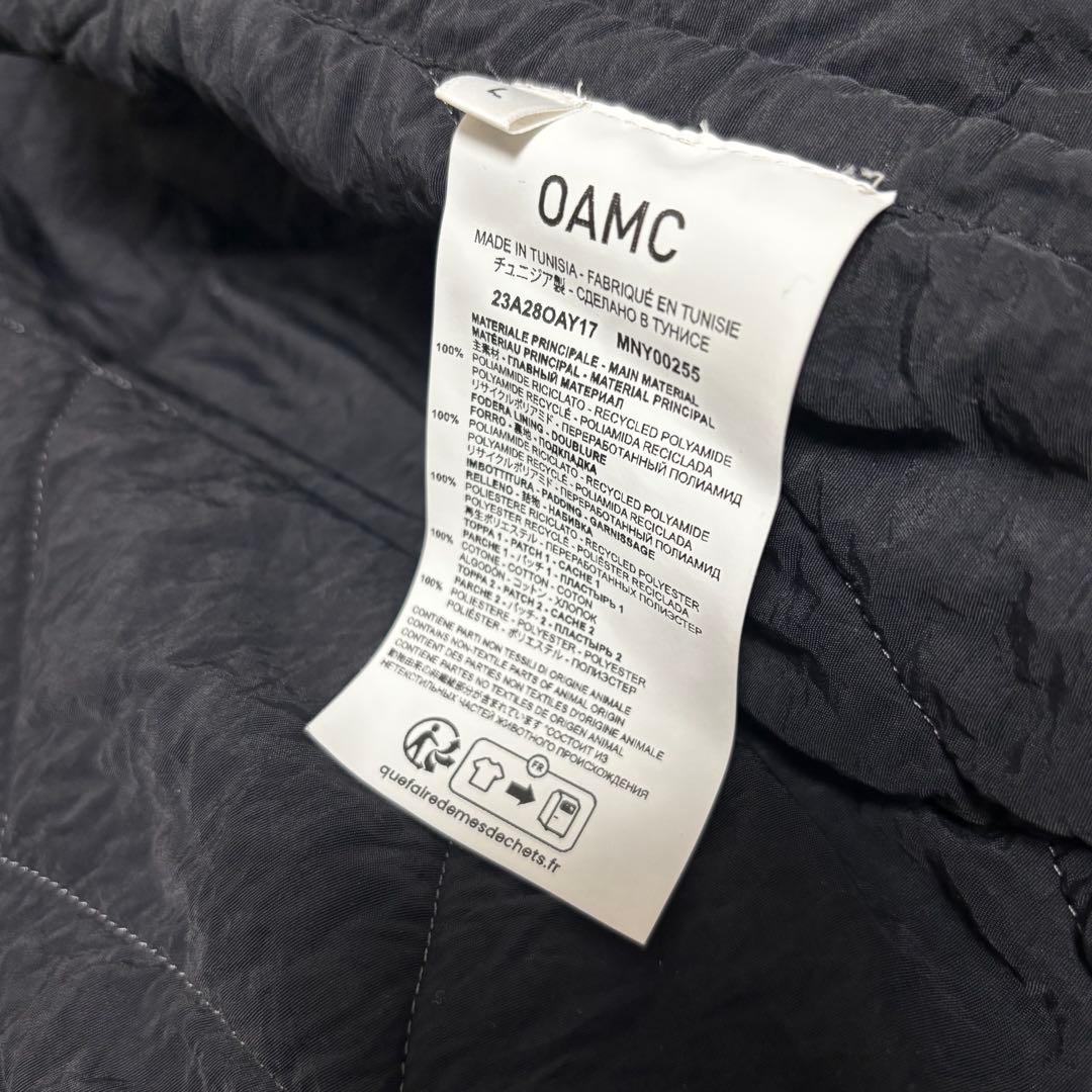 OAMC デナリ キルティング ノーカラージャケット L 23AW