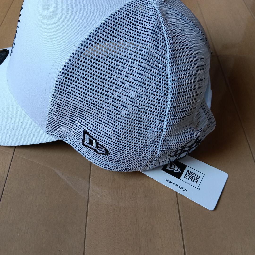 NEW ERA ホワイト メッシュキャップ 9TWENTY DOLLAR