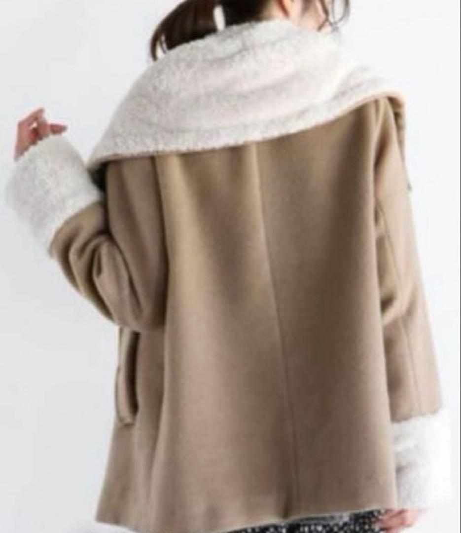 ヤマダヤ　Soeur7 スール　コート　ジャケット　ボア　フーディ　N