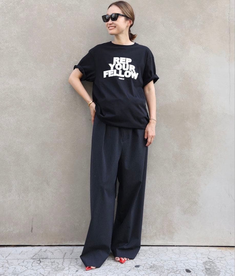 Deuxieme Classe 別注　アメリカーナ　BIGTシャツ　ブラック