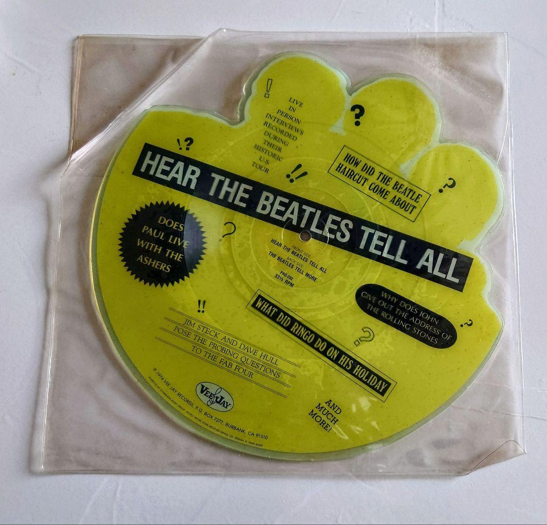 超レア✨HEAR THE BEATLES TELL ALL 形状レコード