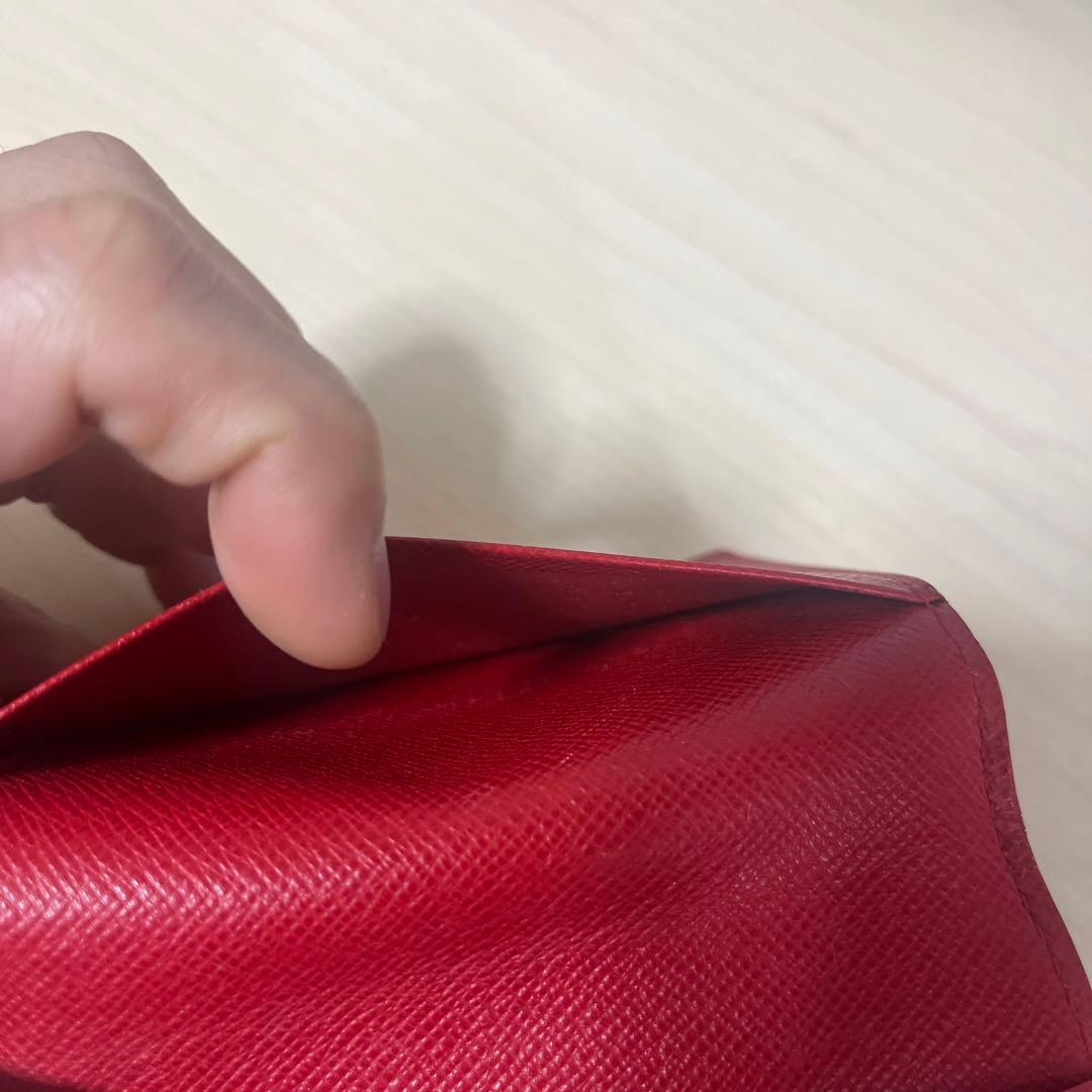 Louis Vuitton エピレザー 名刺入れ レッド