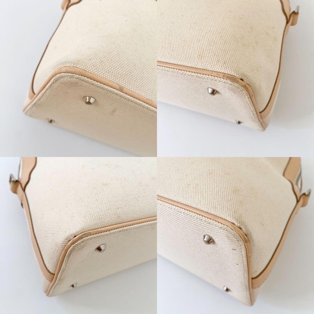 美品　Burberry キャンバス　ノバチェック　ミニボストンバッグ　ハンド