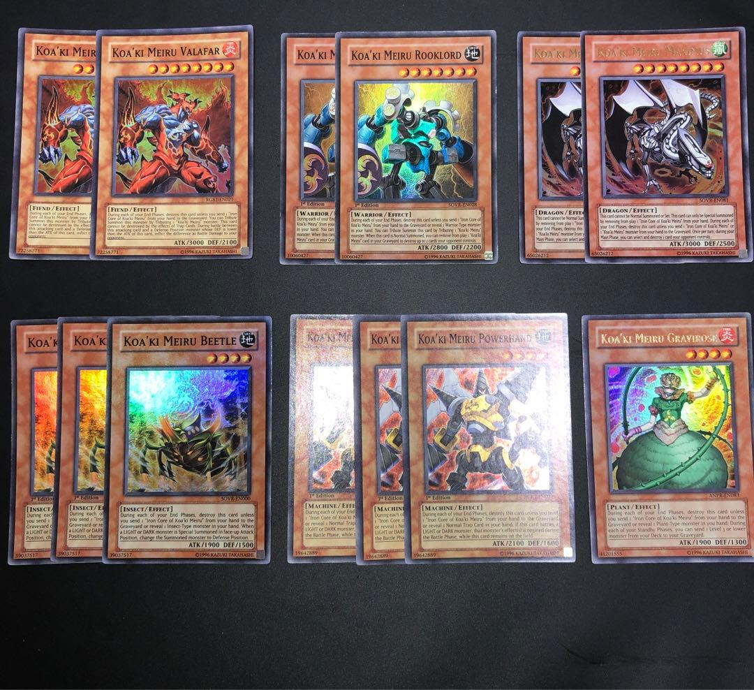 遊戯王　英語版　コアキメイル　セット　 Koa'ki Meiru Bergzak
