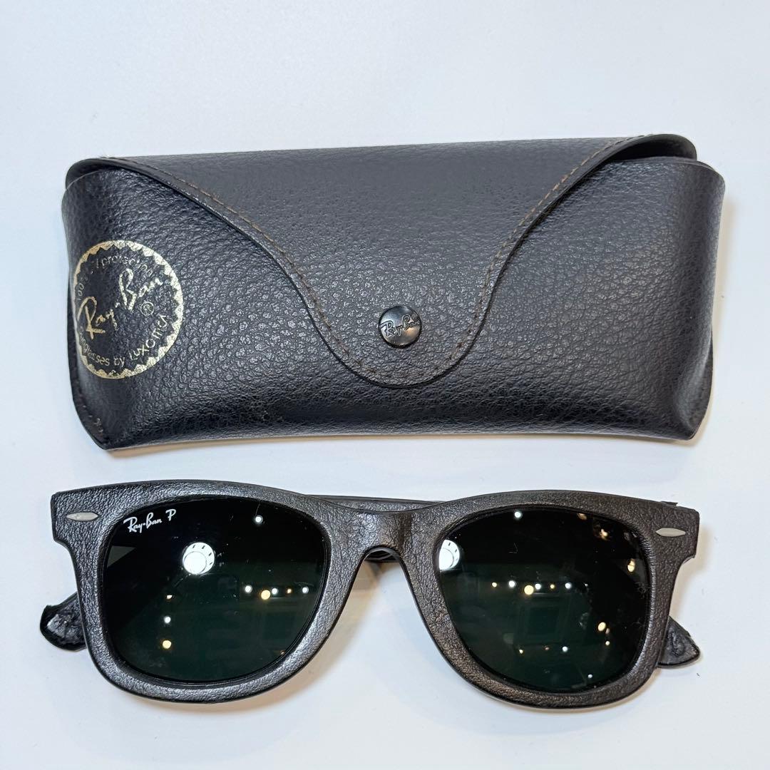 m*i様 Ray-Ban RB2140QM Wayfarer Leather レ