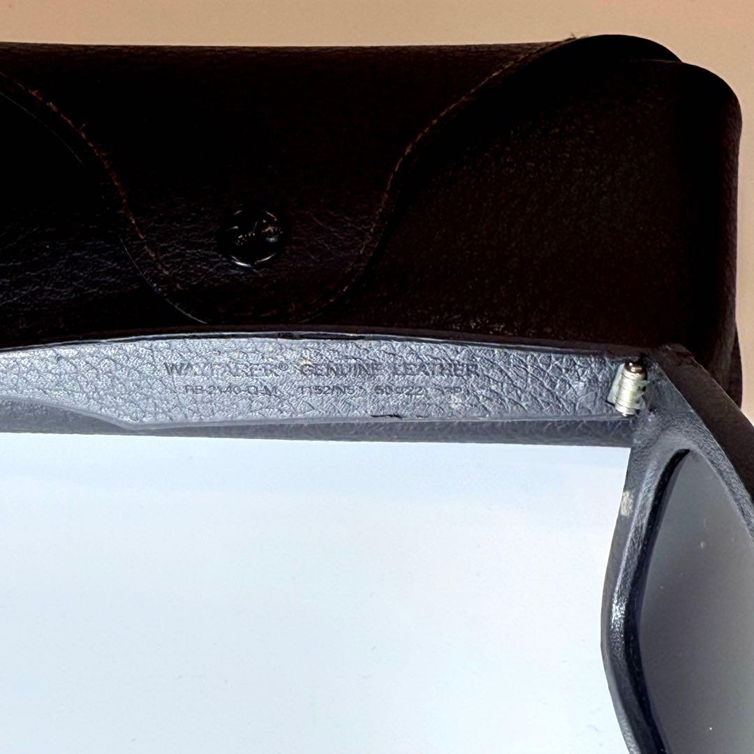 m*i様 Ray-Ban RB2140QM Wayfarer Leather レ