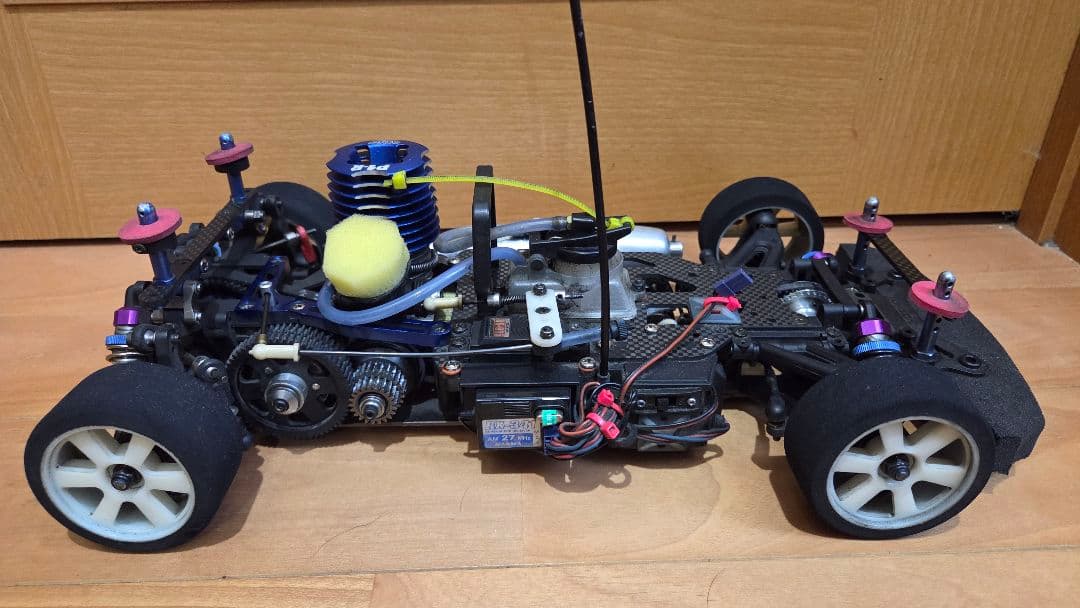 ラジコン エンジンカー 京商 V-ONE RR evo. プロポ メカ付き