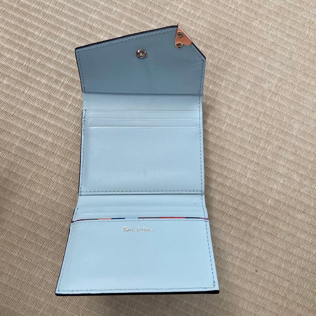 Paul Smith ラブレター　がま口三つ折り財布　黒
