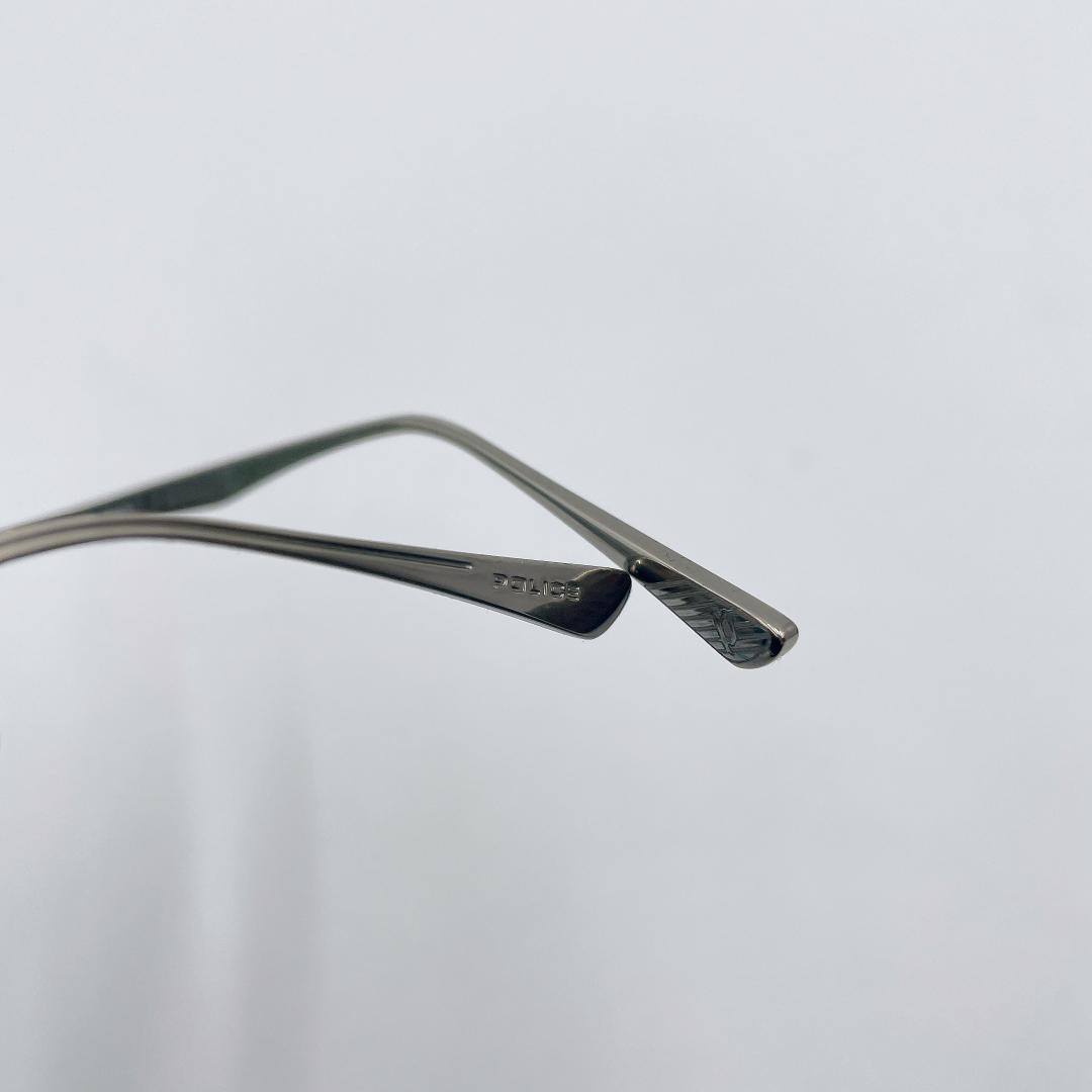 美品 POLICE SPLE44J ARROW チタン サングラス　m693