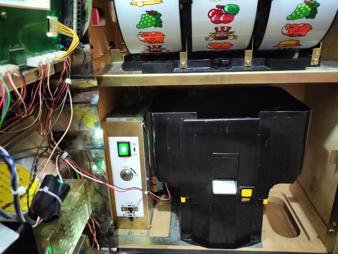 【パチスロ実機】北電子★ハイパージャグラーV【オートプレイ付不要機付】