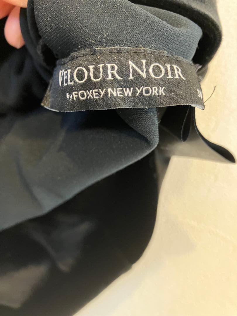 VELOUR NOIR by FOXEY New York／ベロアワンピ