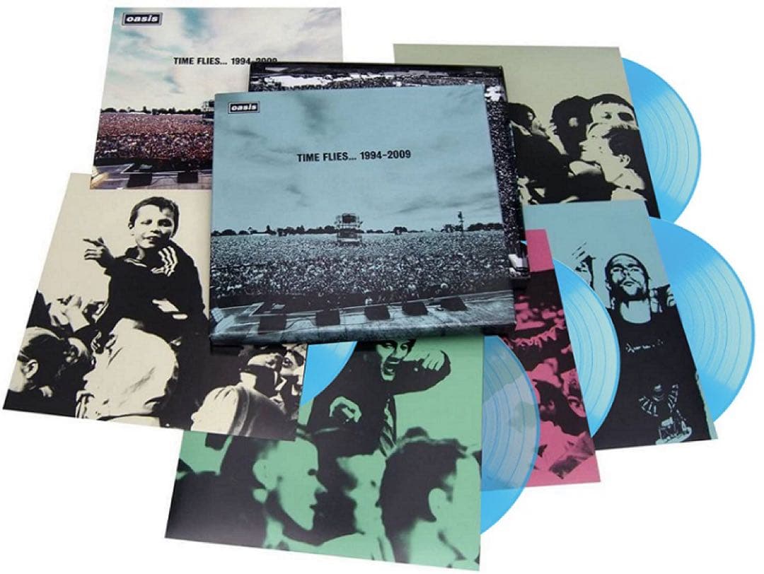 oasis オアシス タイム・フライズ スカイブルー アナログ レコード