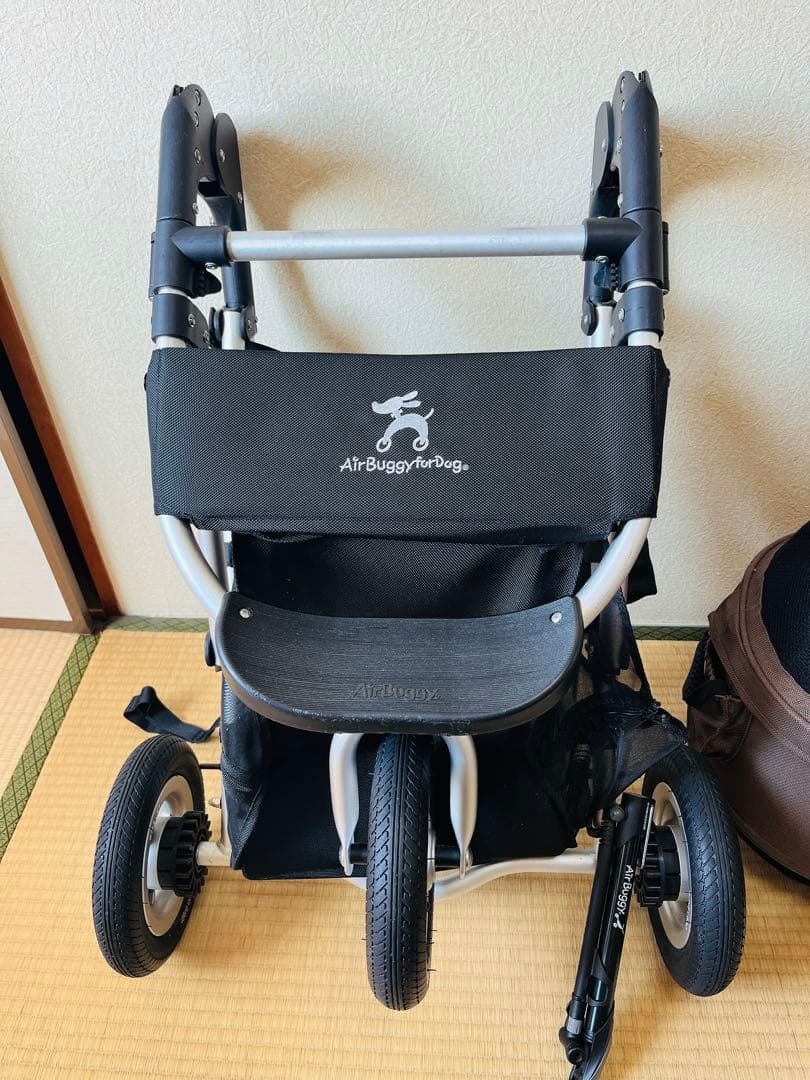 [新着✨送料込み!!] AirBuggy 犬用カート ブラウン 空気入れ付き