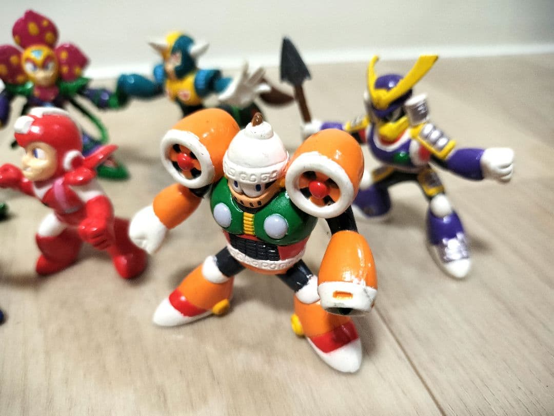 ロックマン6 ダイナミックバトル フィギュア 12体セット 当時物