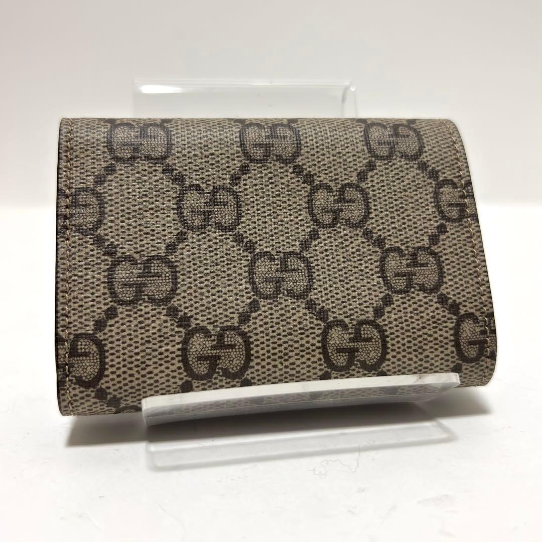 480箱付✨極美品✨グッチ×バレンシアガ コラボ 三つ折り財布 GGスプリーム