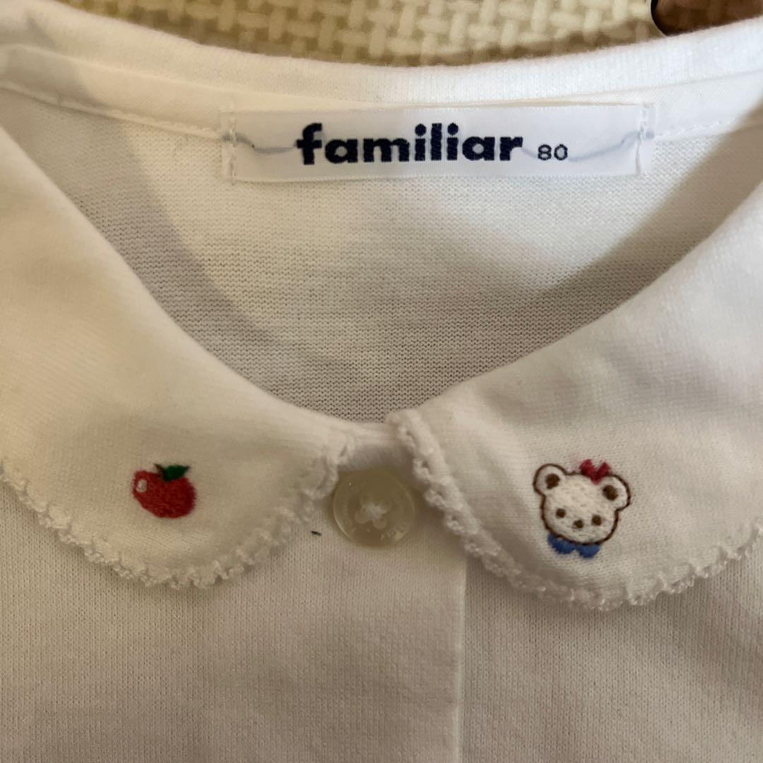 familiar ブラウス　ワンピース　80cm