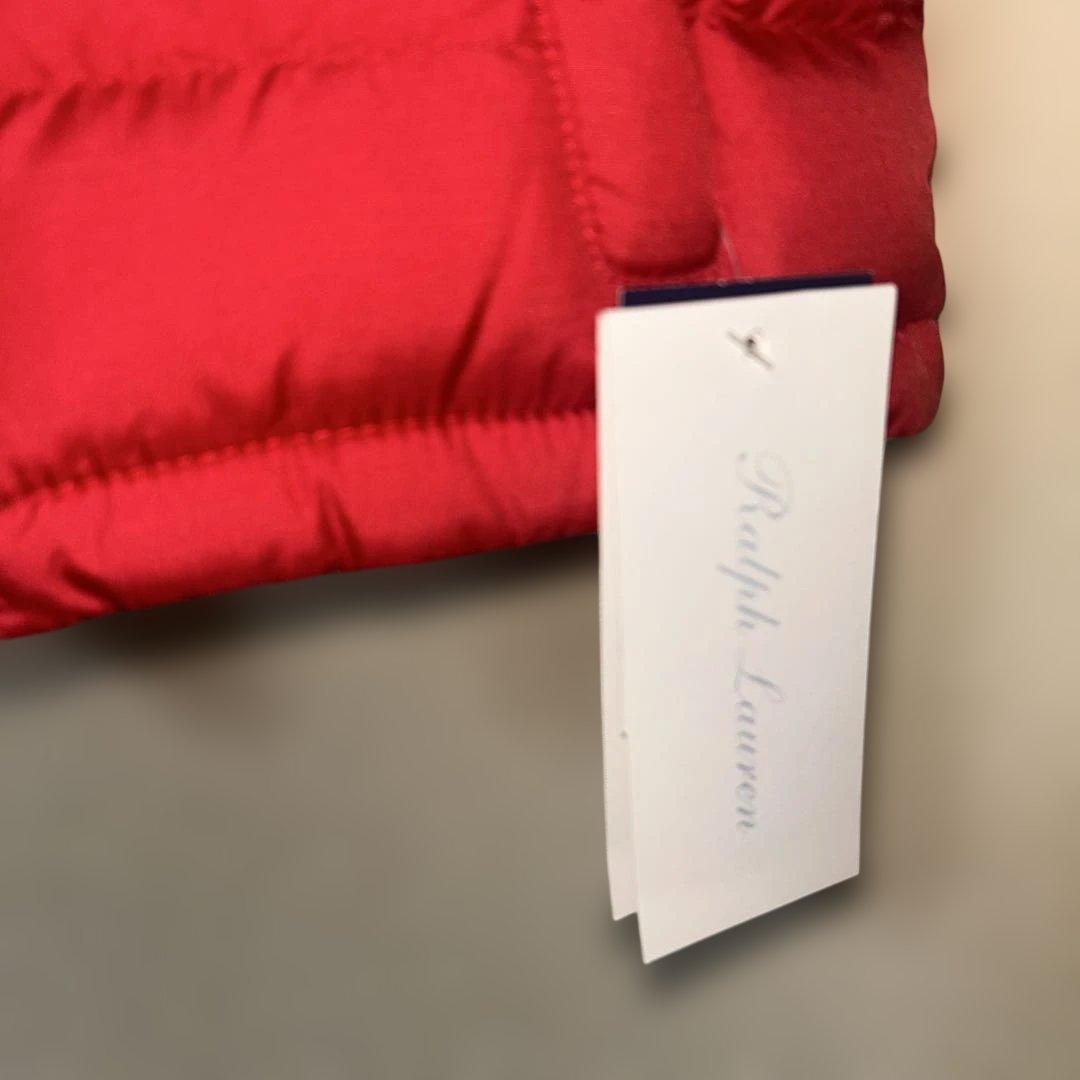 【新品】ラルフローレン　RALPHLAURENリバーシブルダウンベスト　90