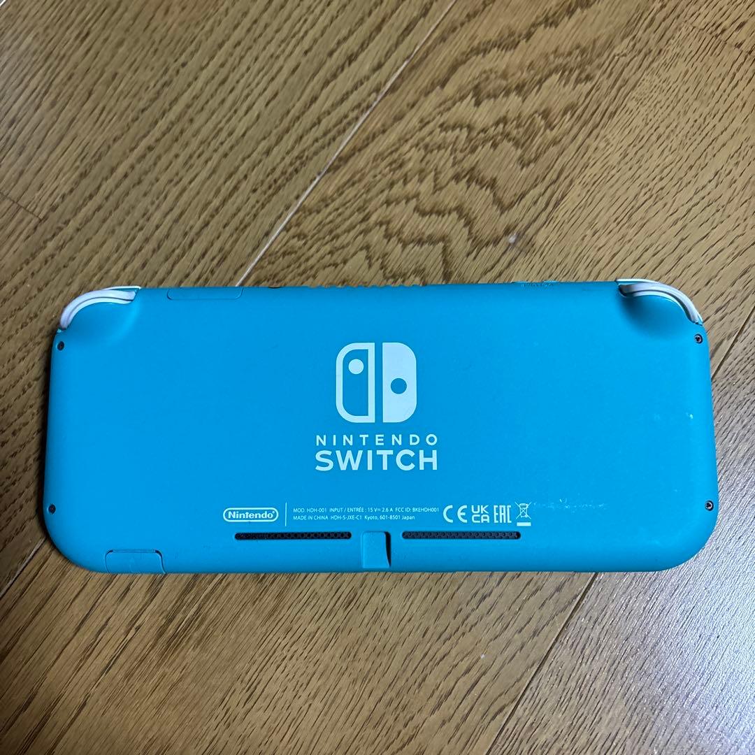 ニンテンドースイッチ ライト ジャンク品 ターコイズブルー　充電器なし