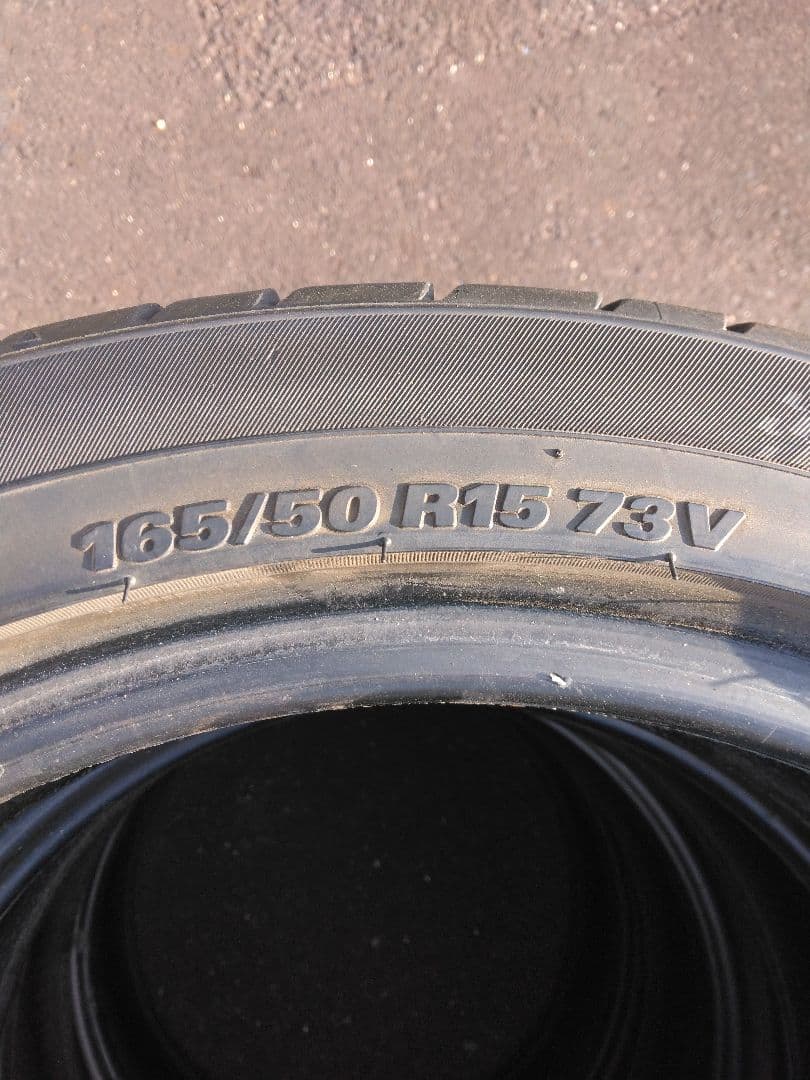 165/50R15　クムホタイヤ中古4本セット　送料込み　2018年製
