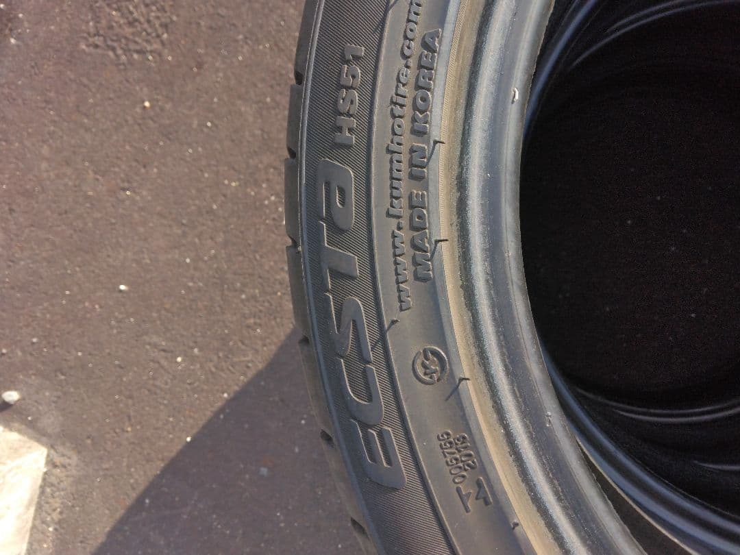 165/50R15　クムホタイヤ中古4本セット　送料込み　2018年製
