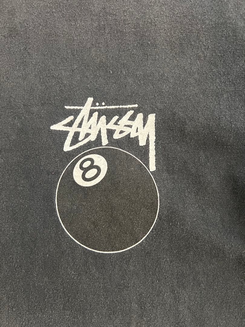 Stussy 8ボール Tシャツ 黒 USA製 Lサイズ ステューシー