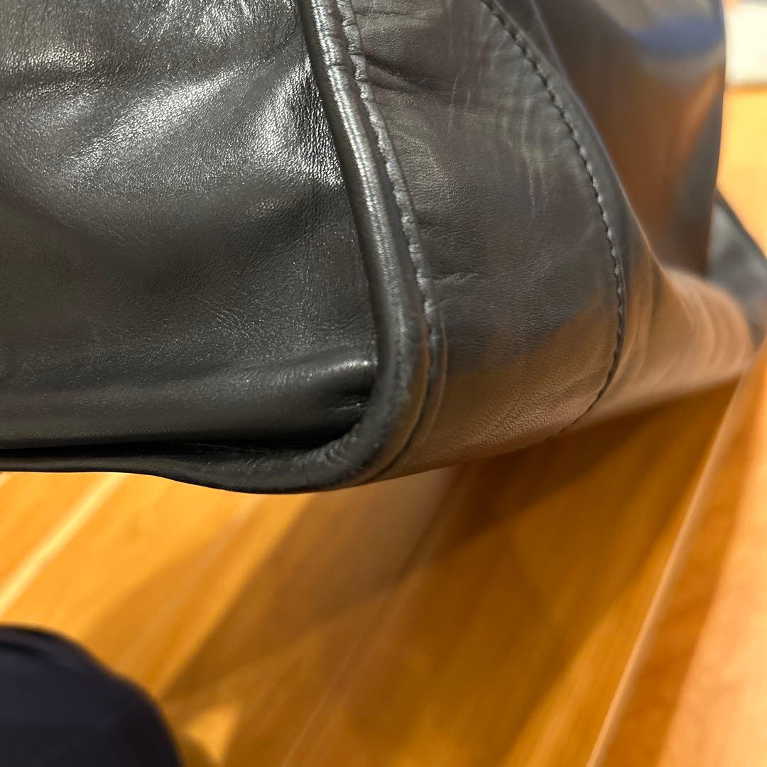 LOEWE アマソナ アナグラム ボストンバッグ 黒
