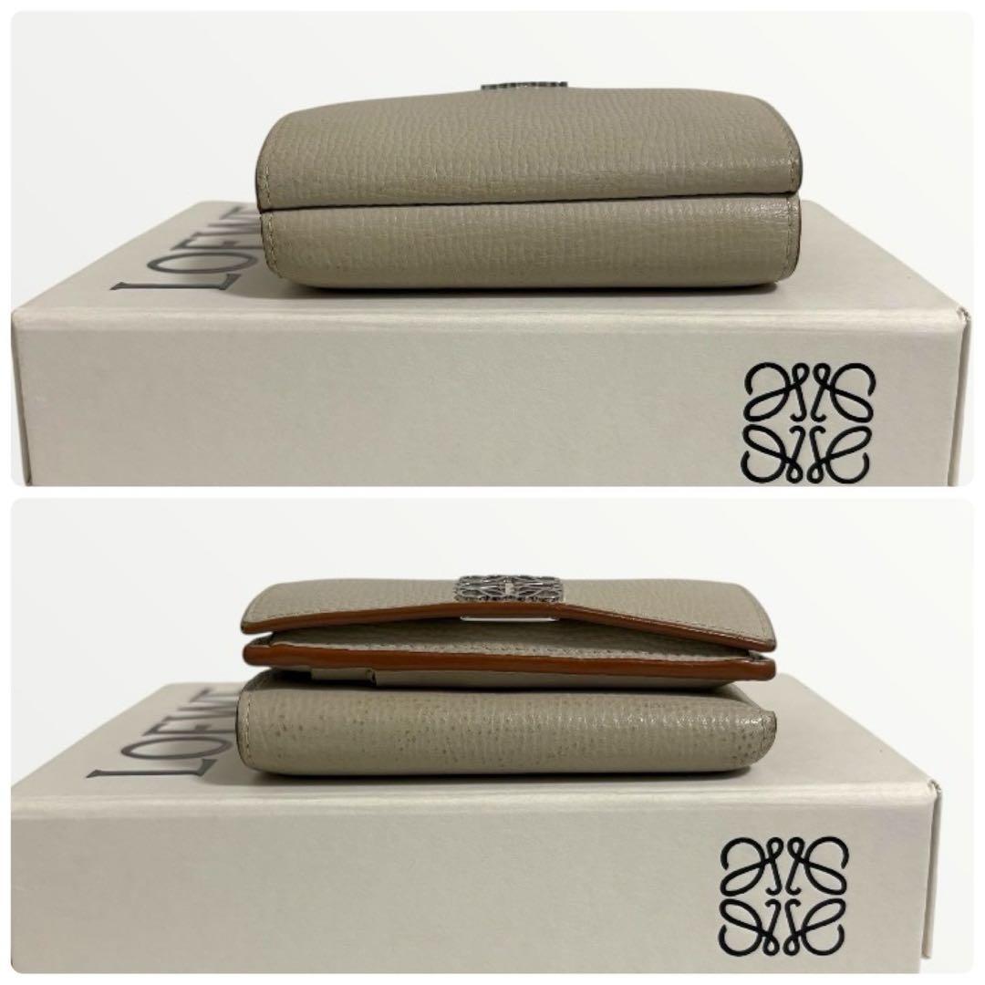 美品✨ LOEWE アナグラム バーティカル ウォレット スモール ベージュ