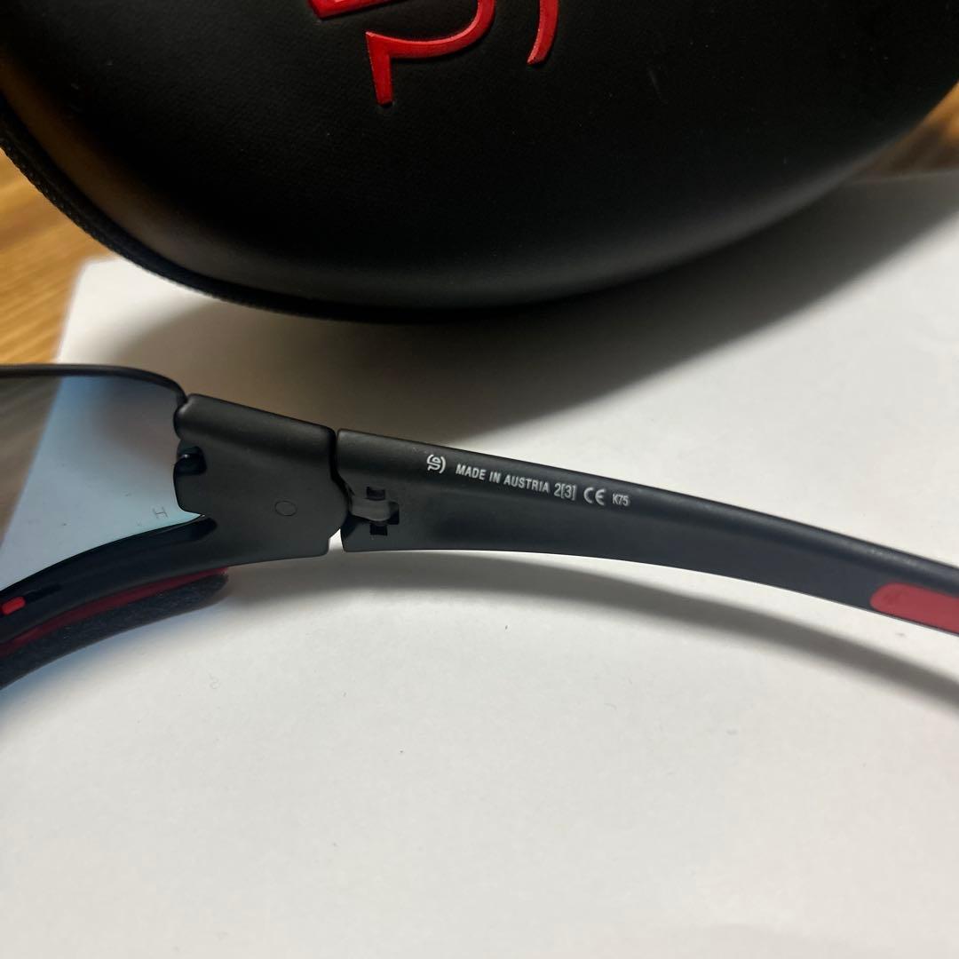 スポーツサングラス　evil eye trace pro レッド　ブラック